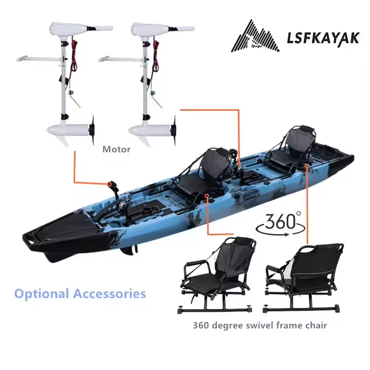 LSF 2025 New USA  Arrival Tand - đánh giá và giá Fishing Kayak Pedal Drive