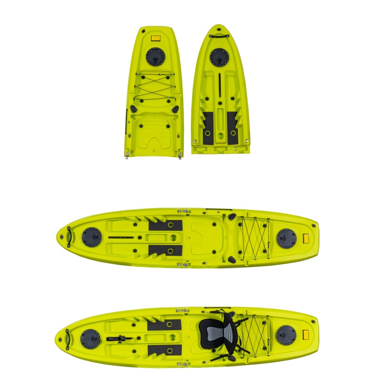 LSF Novel 3.3Meter 11FT Split  - đánh giá và giá Fishing Kayak Pedal Drive
