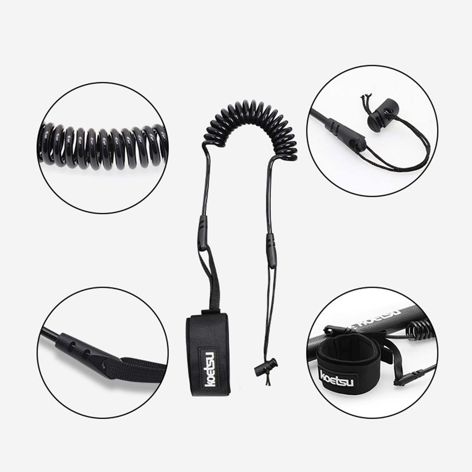 Kayak Paddle Leash Coiled Kaya - đánh giá và giá Fishing Kayak Paddle Leash
